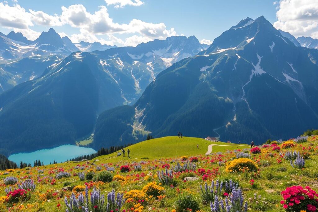 Erstelle ein Bild von der Abenteuer Alpe in der Bergwelt Alpsee Erstelle ein Bild von der Abenteuer Alpe in der Bergwelt Alpsee